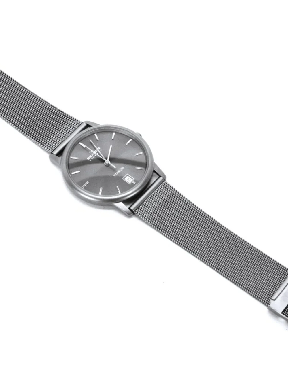 Skagen Titanium Mens Watch 170LTTM Stainless Steel Quartz